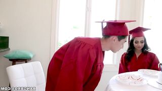 Сестрёнка дала брату в честь выпускного (С переводом)