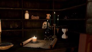 Наколдавала огромный чёрный хуй