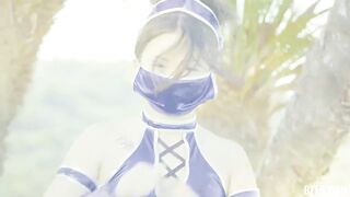 Скорпион ебёт Китану, Соню и Милину